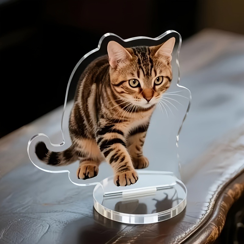 Pet Portrait Custom - ستاند أكريليك مخصص للحيوانات الأليفة بتصميم