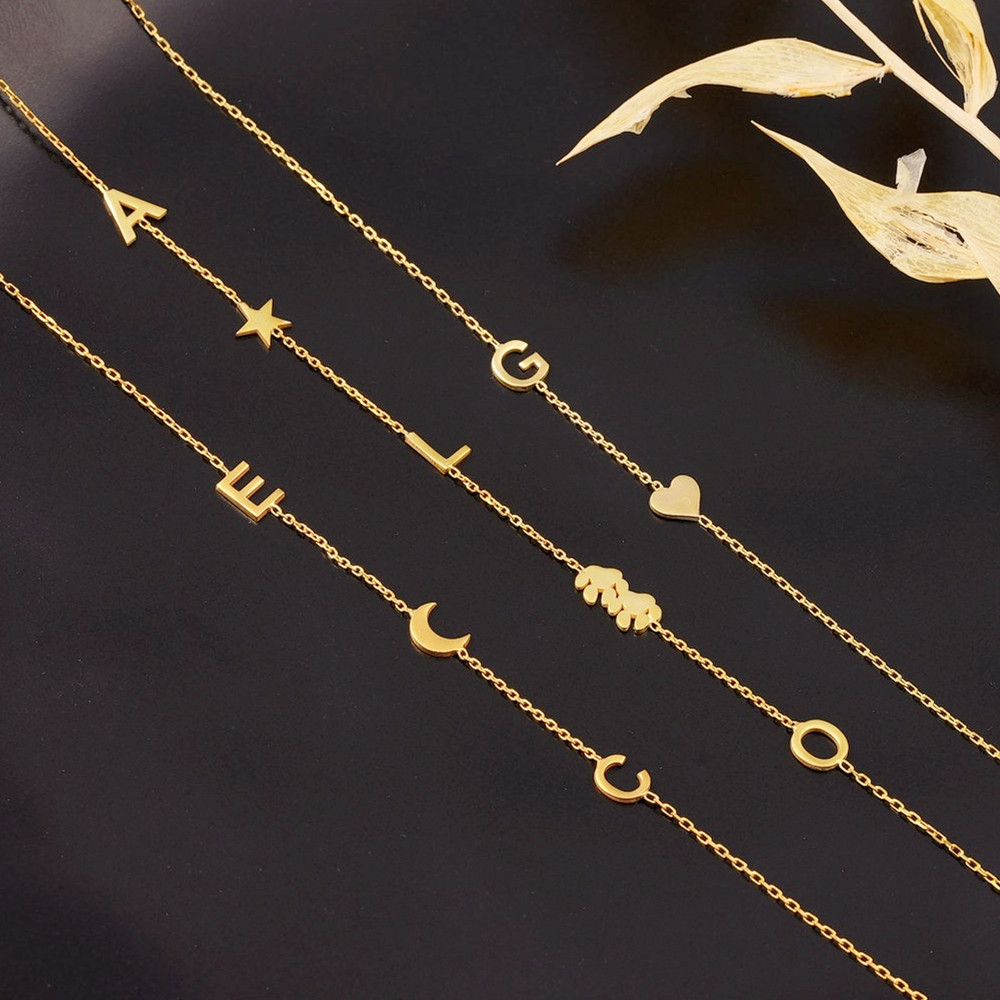 قلادة مخصصة بأحرف الاسم الأول، - مراجعة Birth Flower Necklace وسعره